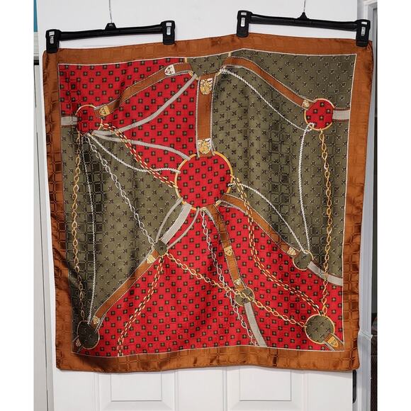 Printemps Scarf 100% Silk 31" x‎ 31" Made in Italy - Picture 1 of 3